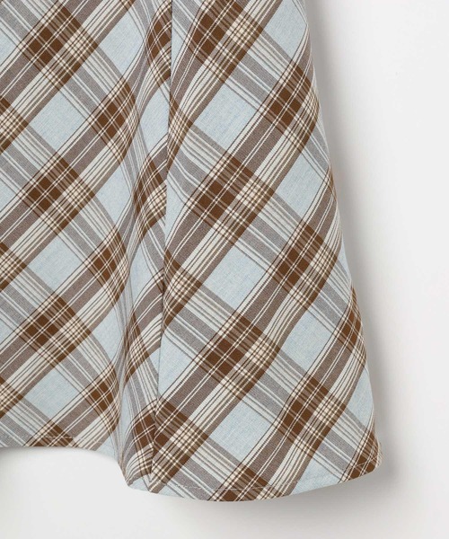 3.3 Field Trip (3.3フィールドトリップ)の「3.3 Field Trip/チェックキャミソールミニワンピース(ワンピース・レディース・ブルー/レッド・FREE)」の21枚目の写真