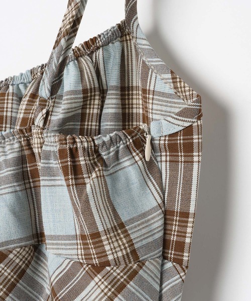 3.3 Field Trip (3.3フィールドトリップ)の「3.3 Field Trip/チェックキャミソールミニワンピース(ワンピース・レディース・ブルー/レッド・FREE)」の22枚目の写真