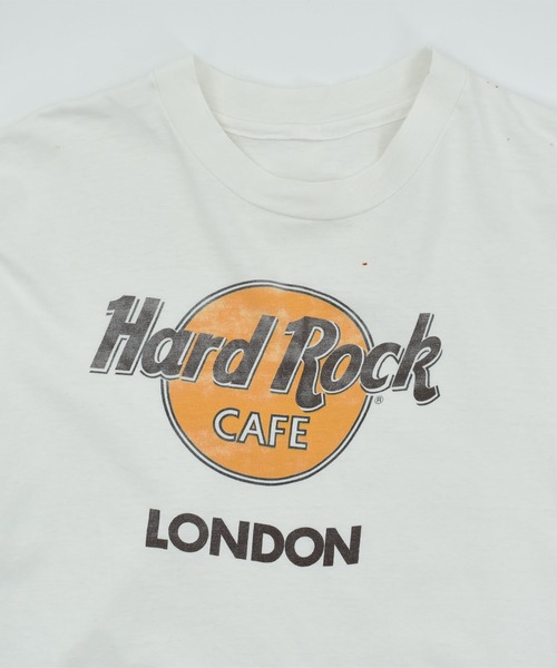 VINTAGE(ヴィンテージ)の「【USED】90’s HARD ROCK CAFE 企業ロゴ Tシャツ(Tシャツ/カットソー・メンズ・ホワイト・LARGE)」の2枚目の写真