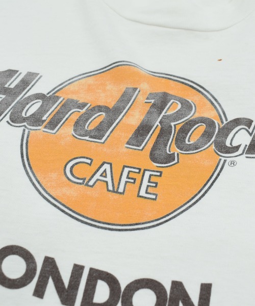 VINTAGE(ヴィンテージ)の「【USED】90’s HARD ROCK CAFE 企業ロゴ Tシャツ(Tシャツ/カットソー・メンズ・ホワイト・LARGE)」の3枚目の写真