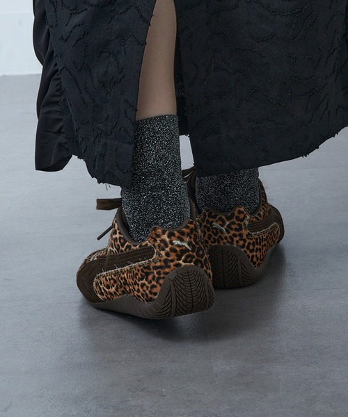 新品　PUMAプーマSPEEDCAT COW スピードキャットカウ24.5 PUMA】SPEEDCAT COW/WILD WNS スピードキャット レオパード / カウ