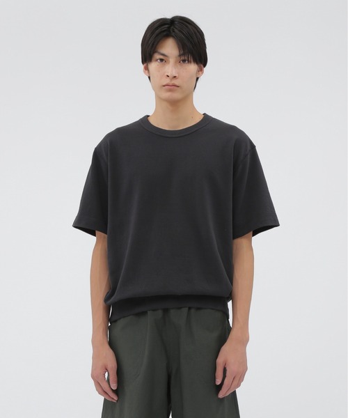 美品　MHL　DRY　LOOPBACK　JERSEY　スタンドカラー　ブルゾン RECYCLED DENIM LOOPBACK JERSEY TOP | MARGARET HOWELL