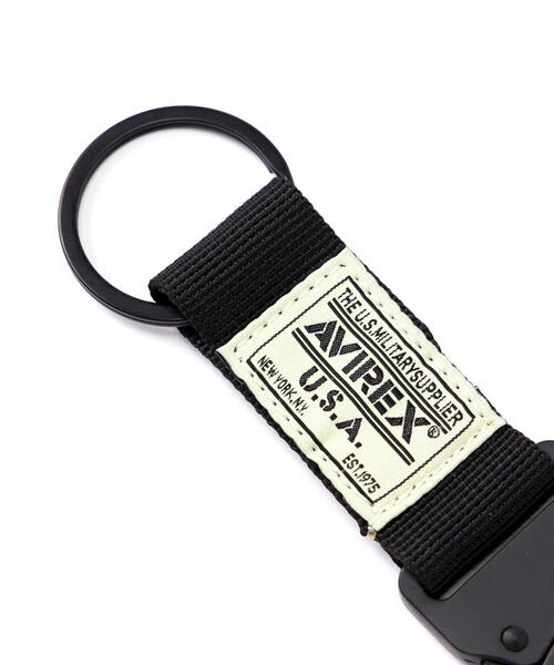 AVIREX(アヴィレックス)の「FLIGHT NYLON "KEY HOLDER" / キーホルダー / AVIREX / アヴィレックス(キーホルダー・メンズ・ブラック/セージグリーン・FREE)」の10枚目の写真