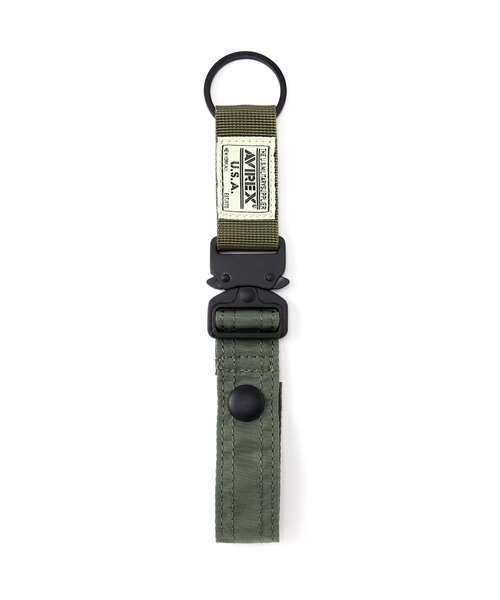 AVIREX(アヴィレックス)の「FLIGHT NYLON "KEY HOLDER" / キーホルダー / AVIREX / アヴィレックス(キーホルダー・メンズ・ブラック/セージグリーン・FREE)」の8枚目の写真