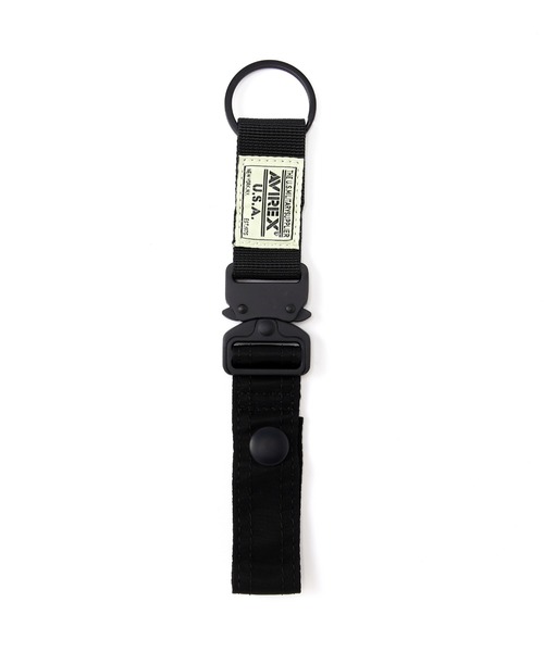 AVIREX(アヴィレックス)の「FLIGHT NYLON "KEY HOLDER" / キーホルダー / AVIREX / アヴィレックス(キーホルダー・メンズ・ブラック/セージグリーン・FREE)」の3枚目の写真
