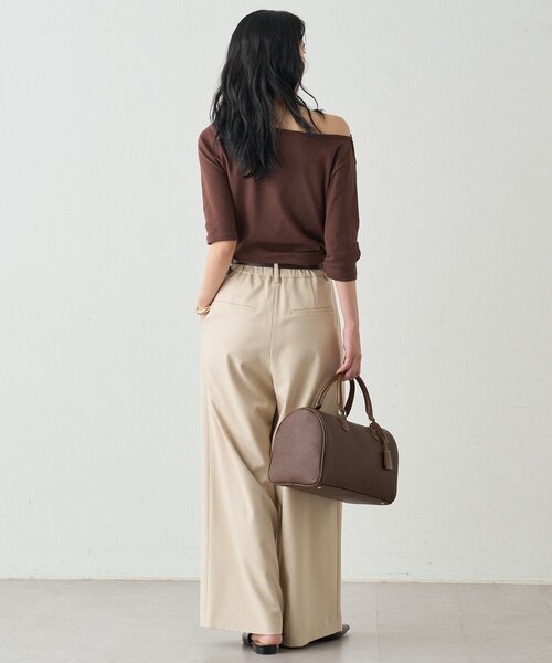 新品　ラウンジドレス　トップス ドレープカットソー（Tシャツ/カットソー）｜LOUNGEDRESS