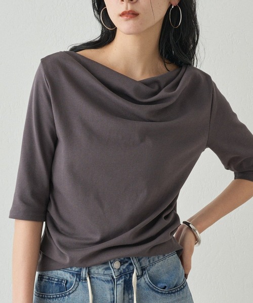 セール】ドレープカットソー（Tシャツ/カットソー）｜LOUNGEDRESS