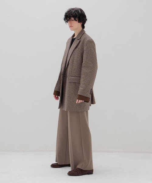 venit(ヴェニット)の「VENIT / CHECK WIDE JACKET(チェックワイドジャケット VEV-5530-B)(テーラードジャケット・レディース・ベージュ・38)」の10枚目の写真