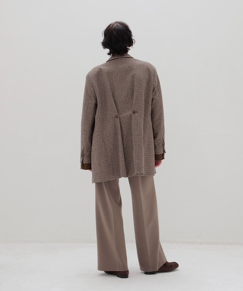 venit(ヴェニット)の「VENIT / CHECK WIDE JACKET(チェックワイドジャケット VEV-5530-B)(テーラードジャケット・レディース・ベージュ・38)」の11枚目の写真