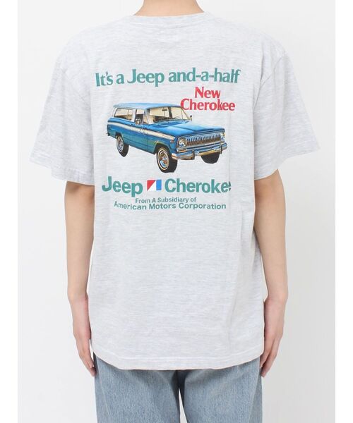 Ungrid（アングリッド）の「JeepロゴTee（Tシャツ/カットソー・レディース・ライトグレー/ベージュ/オフホワイト・FREE）」の9枚目の写真