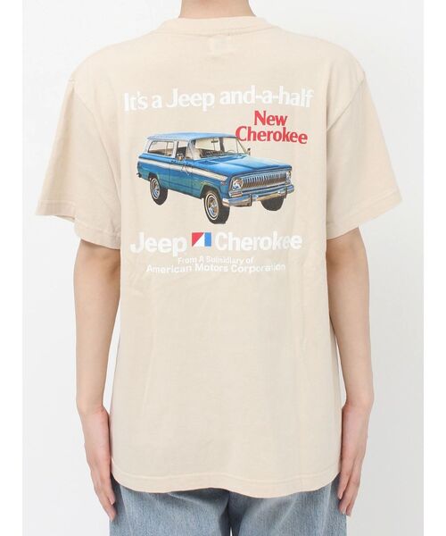Ungrid（アングリッド）の「JeepロゴTee（Tシャツ/カットソー・レディース・ライトグレー/ベージュ/オフホワイト・FREE）」の8枚目の写真