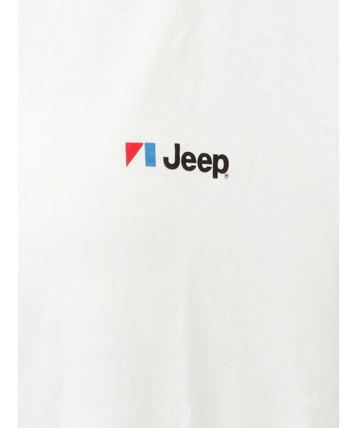Ungrid（アングリッド）の「JeepロゴTee（Tシャツ/カットソー・レディース・ライトグレー/ベージュ/オフホワイト・FREE）」の4枚目の写真
