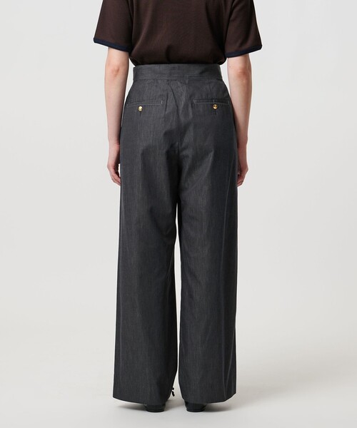 UNITED ARROWS（ユナイテッドアローズ）の「コットン デニムライク ワイドパンツ（その他パンツ・レディース・ネイビー・38/36/40）」の7枚目の写真