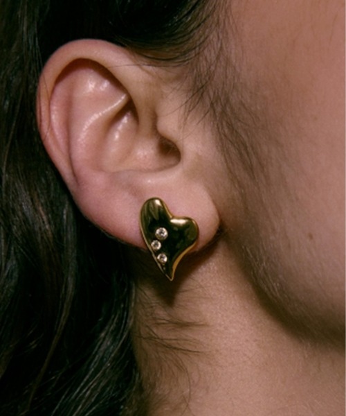LAPUIS（ラピュイ）の「LAPUIS(ラピュイ) Garden Heart earrings（イヤリング・レディース・ゴールド/シルバー・FREE）」の8枚目の写真