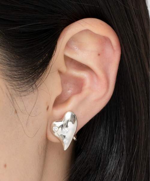 LAPUIS（ラピュイ）の「LAPUIS(ラピュイ) Garden Heart earrings（イヤリング・レディース・ゴールド/シルバー・FREE）」の20枚目の写真