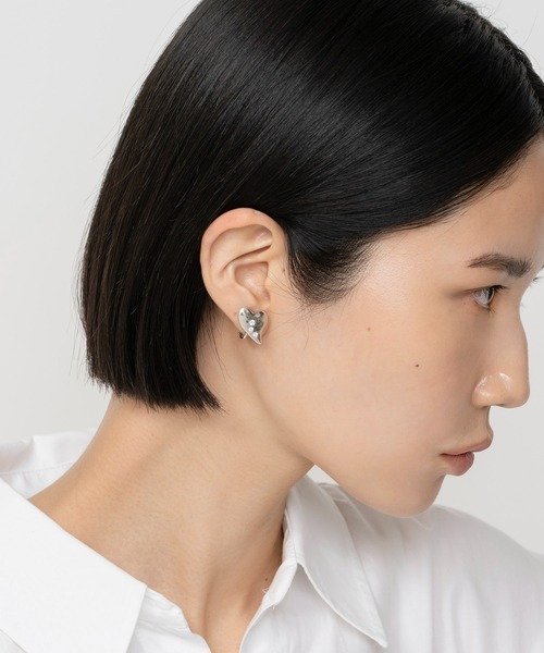 LAPUIS（ラピュイ）の「LAPUIS(ラピュイ) Garden Heart earrings（イヤリング・レディース・ゴールド/シルバー・FREE）」の18枚目の写真