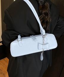 HOOK for girls スリムワンハンドルショルダーバッグ 【ハートチャーム付き】