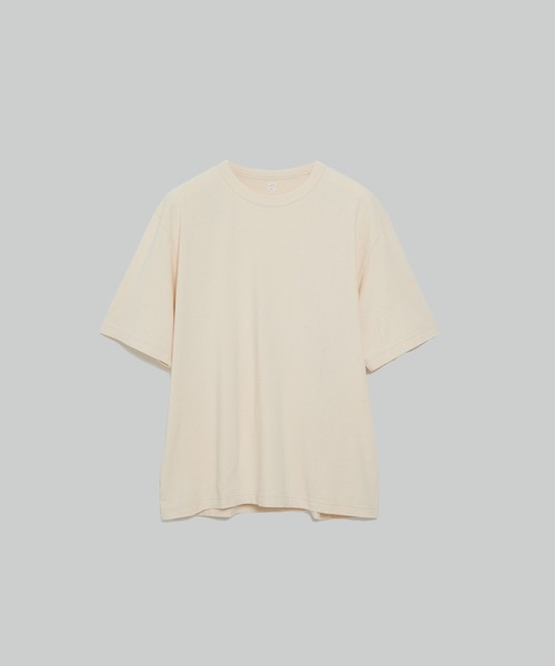 blurhms（ブラームス）の「【blurhms】Co/Silk Nep Plain Tee（Tシャツ/カットソー・メンズ・アイボリー/ブラック/ピンク・2/3）」の4枚目の写真