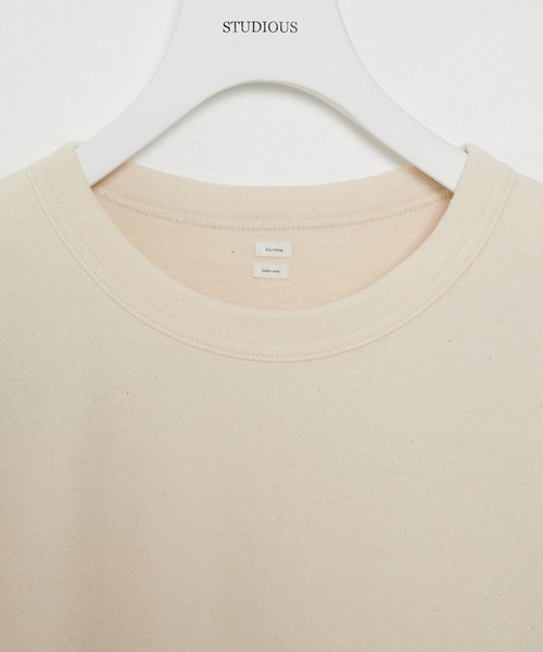 blurhms（ブラームス）の「【blurhms】Co/Silk Nep Plain Tee（Tシャツ/カットソー・メンズ・アイボリー/ブラック/ピンク・2/3）」の5枚目の写真