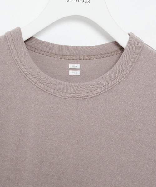 blurhms（ブラームス）の「【blurhms】Co/Silk Nep Plain Tee（Tシャツ/カットソー・メンズ・アイボリー/ブラック/ピンク・2/3）」の10枚目の写真