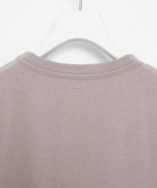 blurhms（ブラームス）の「【blurhms】Co/Silk Nep Plain Tee（Tシャツ/カットソー・メンズ・アイボリー/ブラック/ピンク・2/3）」の13枚目の写真