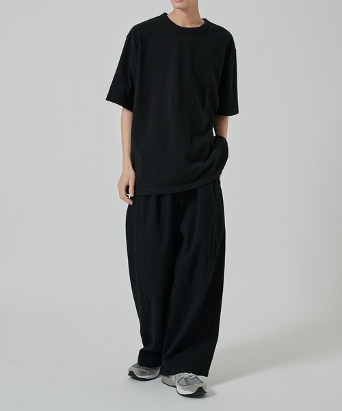 blurhms（ブラームス）の「【blurhms】Co/Silk Nep Plain Tee（Tシャツ/カットソー・メンズ・アイボリー/ブラック/ピンク・2/3）」の22枚目の写真