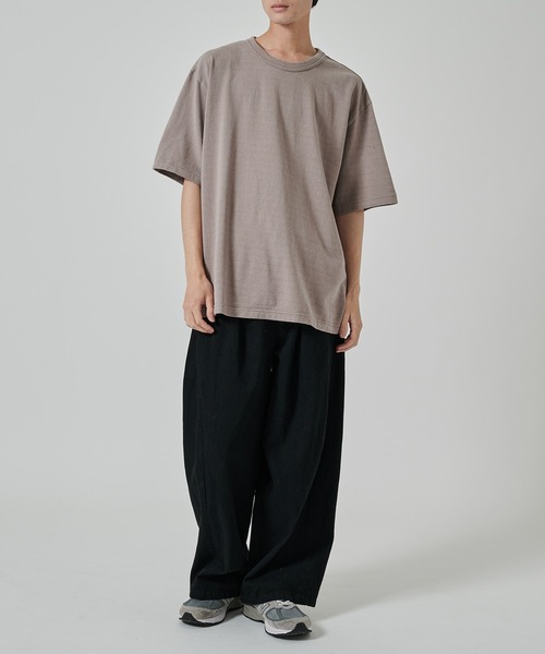 blurhms（ブラームス）の「【blurhms】Co/Silk Nep Plain Tee（Tシャツ/カットソー・メンズ・アイボリー/ブラック/ピンク・2/3）」の21枚目の写真