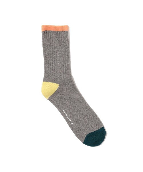 B:MING by BEAMS（ビーミングバイビームス）の「クレイジーカラー ソックス（ソックス/靴下・メンズ・ブラウン/グレー/ナチュラル/ブラック・ONE SIZE）」の3枚目の写真