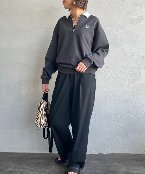 purerose93ページ♡⃜ WEB先行予約】[FRED PERRY/フレッドペリー] ハーフジップ