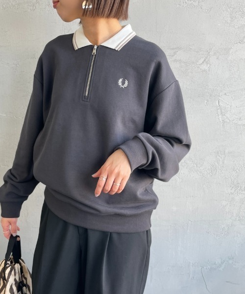 FRED PERRY トレーナー スウェット Crew Neck Sweatshirt