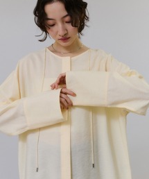 ADAM ET ROPE' | リネン2WAYブラウス(シャツ/ブラウス)
