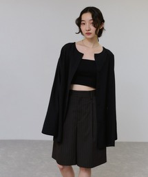 SALON　adam et rope' アダムエロペ 黒トップス　ブラウス ADAM ET ROPE'｜アダムエロペのトップス（ブラック/黒色系）通販