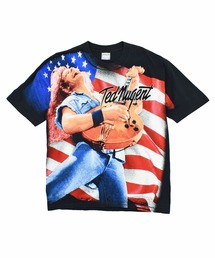 【USED】90’s All Sports “TED NUGENT” AOP バンド Tシャツ