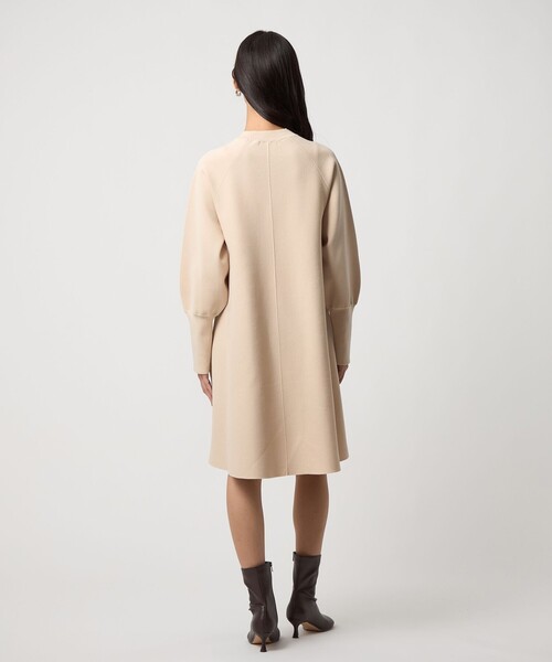 EMMEL REFINES＞EM クルーネック Aライン ミニワンピース（ワンピース