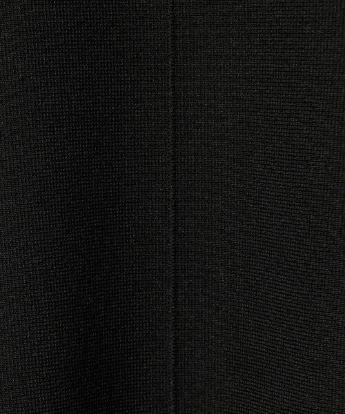 EMMEL REFINES(エメルリファインズ)の「<EMMEL REFINES>EM クルーネック Aライン ミニワンピース(ワンピース・レディース・ブラック/ベージュ・FREE)」の6枚目の写真