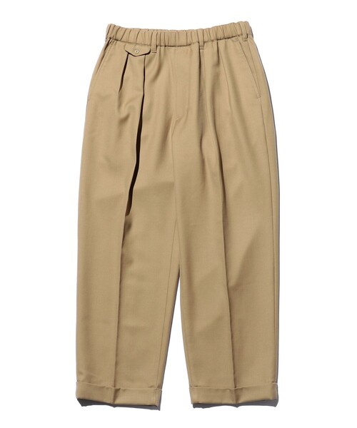 BEAMS PLUS（ビームスプラス）の「ウール ツイル 2プリーツ リラックス トラウザーズ（その他パンツ・メンズ・チャコールグレー/カーキ/ネイビー・SMALL/X-LARGE/LARGE/MEDIUM）」の15枚目の写真