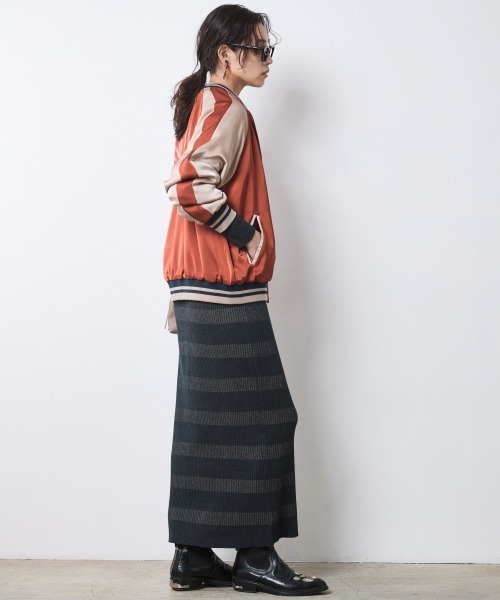 CHIC STYLE(シックスタイル)の「ポロニットマキシワンピース<大きいサイズ有>シックスタイル(ワンピース・レディース・グレー系/モカ・LL/M/5L/4L/3L/L)」の13枚目の写真