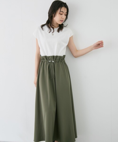Jayro(ジャイロ)の「ドッキングワンピース(ワンピース・レディース・ブラック/チャコールグレー/カーキ・M)」の17枚目の写真