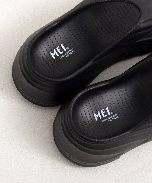 MEI（メイ）の「【MEI メイ】TONG SANDAL ウェーブ トングサンダル 軽量 厚底 EVAソール / Lady’s（サンダル・レディース・アイボリー/ブラック・S/M/L）」の14枚目の写真
