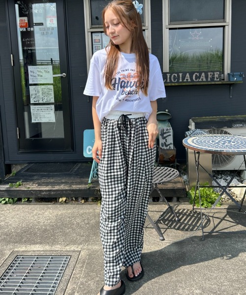Loco Ocean(ロコオーシャン)の「HAWAII BEACH プリントTシャツ 夏服(Tシャツ/カットソー・レディース・ホワイト・L/M)」の7枚目の写真