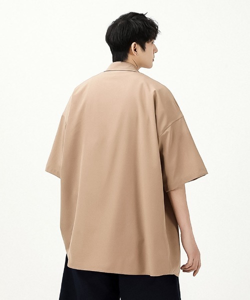SBG(エスビー)の「SBG オーバーサイズシャツ(シャツ/ブラウス・メンズ・ベージュ/ホワイト/ネイビー・X-LARGE/LARGE/MEDIUM)」の16枚目の写真
