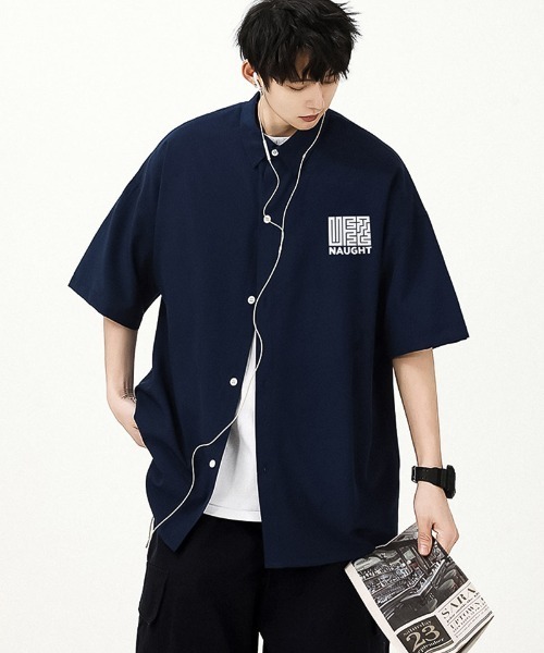 SBG(エスビー)の「SBG オーバーサイズシャツ(シャツ/ブラウス・メンズ・ベージュ/ホワイト/ネイビー・X-LARGE/LARGE/MEDIUM)」の6枚目の写真