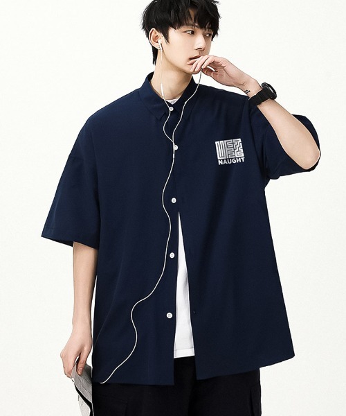 SBG(エスビー)の「SBG オーバーサイズシャツ(シャツ/ブラウス・メンズ・ベージュ/ホワイト/ネイビー・X-LARGE/LARGE/MEDIUM)」の14枚目の写真