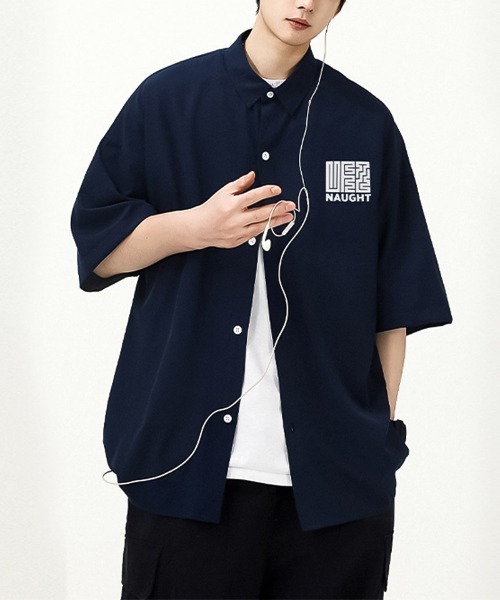 SBG(エスビー)の「SBG オーバーサイズシャツ(シャツ/ブラウス・メンズ・ベージュ/ホワイト/ネイビー・X-LARGE/LARGE/MEDIUM)」の17枚目の写真