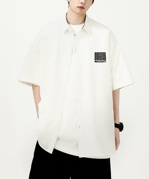 SBG(エスビー)の「SBG オーバーサイズシャツ(シャツ/ブラウス・メンズ・ベージュ/ホワイト/ネイビー・X-LARGE/LARGE/MEDIUM)」の12枚目の写真