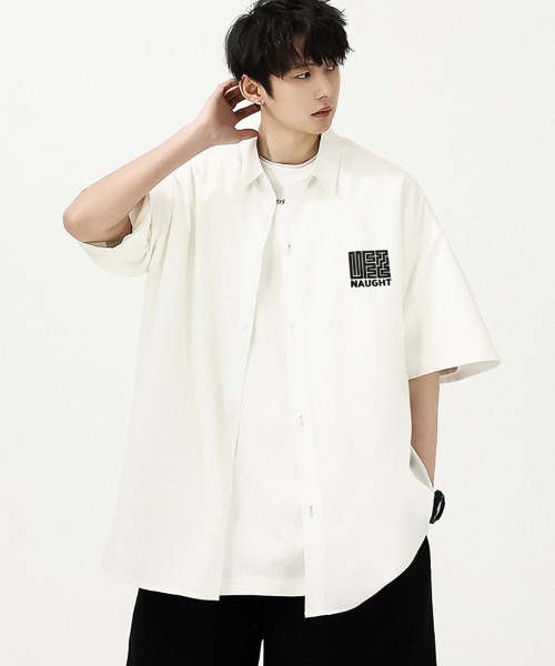SBG(エスビー)の「SBG オーバーサイズシャツ(シャツ/ブラウス・メンズ・ベージュ/ホワイト/ネイビー・X-LARGE/LARGE/MEDIUM)」の15枚目の写真