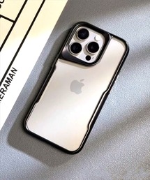 BAYBLO（ベイブロ）の「(SB)【iPhone16/iPhone16Pro/iPhone16Promax 対応】メタリック カラー フレーム iPhoneケース（スマホケース/カバー・メンズ）」