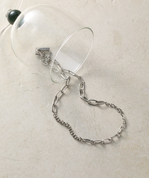 COLONY 2139（コロニートゥーワンスリーナイン）の「MIXチェーンネックレス（ネックレス・レディース・シルバー/シルバー×ゴールド・FREE）」の4枚目の写真