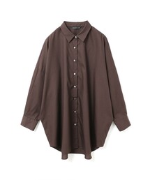 椿　ミズイロンド チェックシャツ シャツ ブラウス 椿 ミズイロンド チェックシャツ シャツ ブラウス mizuiroind