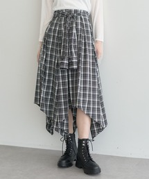 earth music&ecology（アースミュージックアンドエコロジー）の「イレヘムチェックシャツスカート（スカート）」